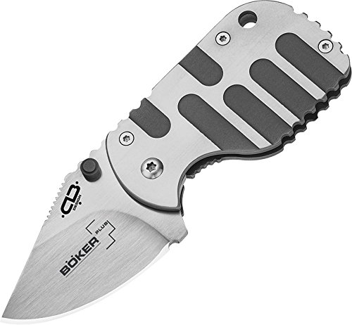 Boker Plus 01BO605 CLB Subcom Titan VG-10 Folding Knife with 1-7/8 in. Straight Edge Blade, Titanium Boker Plus 01BO605 CLB Subcom Titan VG-10 Folding Knife with 1-7/8 in. Straight Edge Blade, Titanium