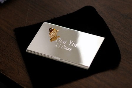 Metal card holder