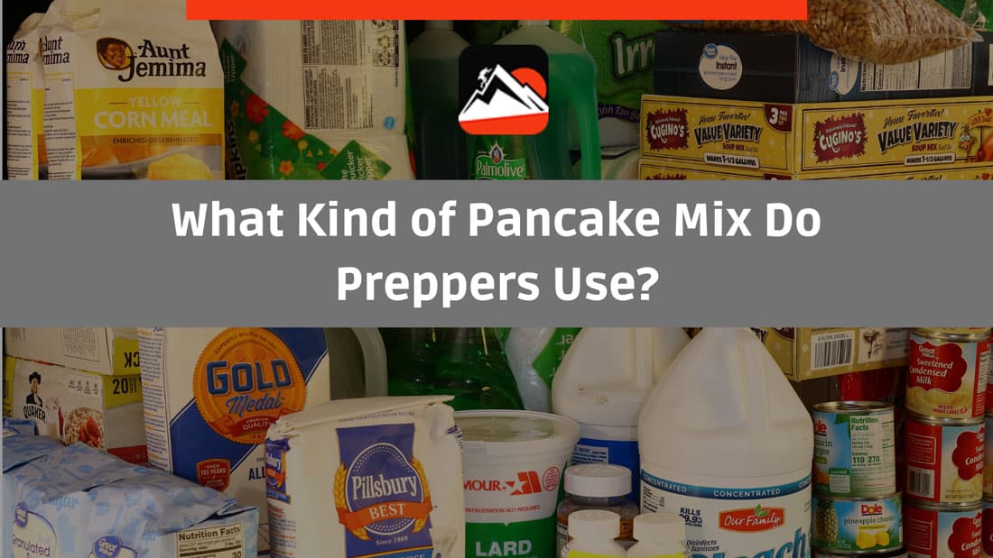 an emergency food storage with different kinds of long lasting supplies.